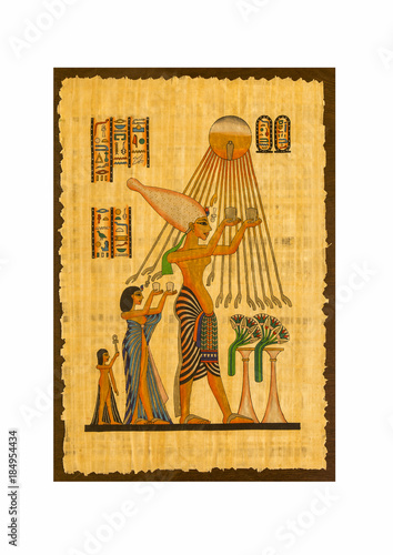 Egyptian original papyrus