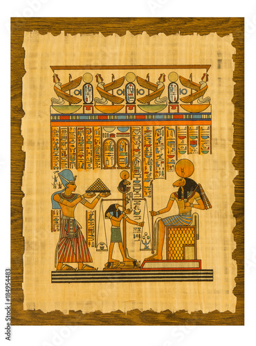 Egyptian original papyrus