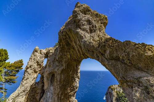 Italy. Capri Island. The Natural Arch