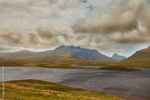 Beautiful layers of color of rural scotish landscape