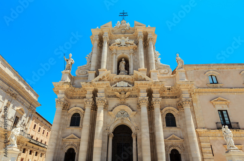 Cathedral of Siracusa, Sicily, Italy.