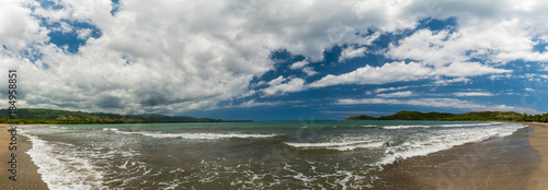 Fototapeta Naklejka Na Ścianę i Meble -  Caribbean sea panorama in a tropical resort