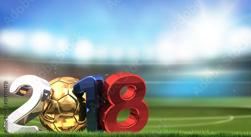 soccer football ball 3d ren...