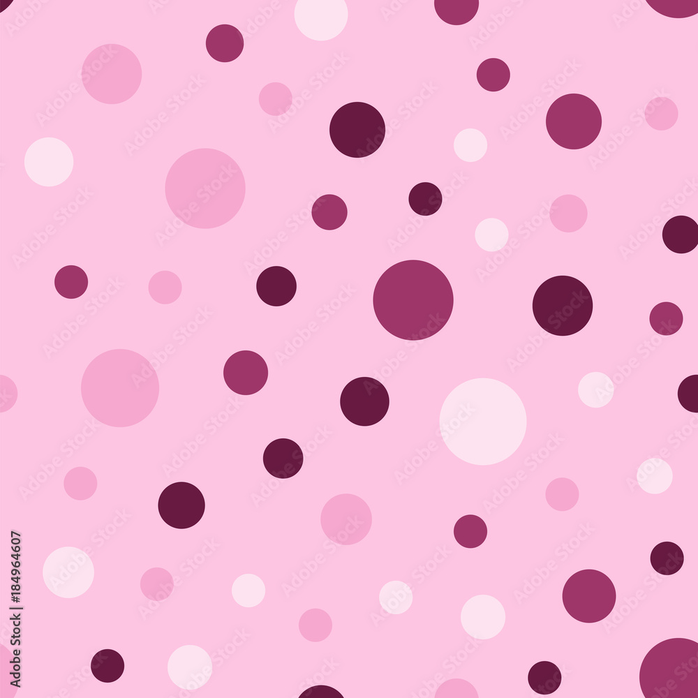 Colorful polka dots seamless pattern on bright 22 background. Superb classic colorful polka dots textile pattern. Seamless scattered confetti fall chaotic decor. Abstract vector illustration. Colorful polka dots seamless pattern on bright 22 background. Superb classic colorful polka dots textile pattern. Seamless scattered confetti fall chaotic decor. Abstract vector illustration.
