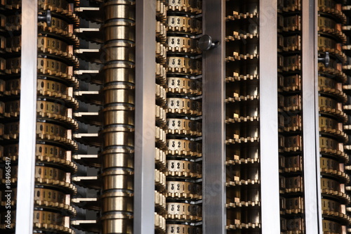 Close-up view of the Difference Engine