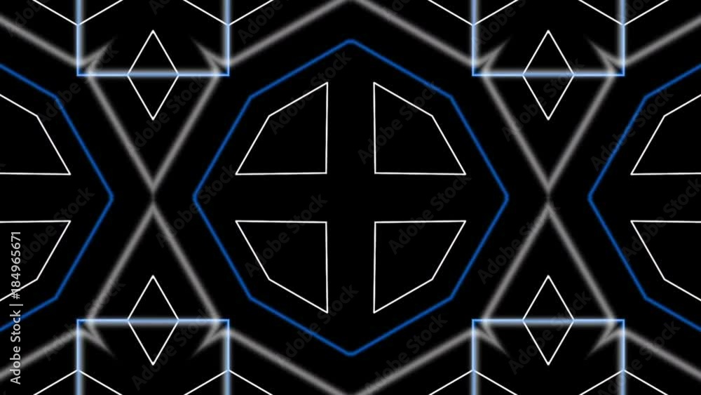 Seamless Looping Motion Graphics Background with Neon Retro Look Seamless Looping Motion Graphics Background with Neon Retro Look