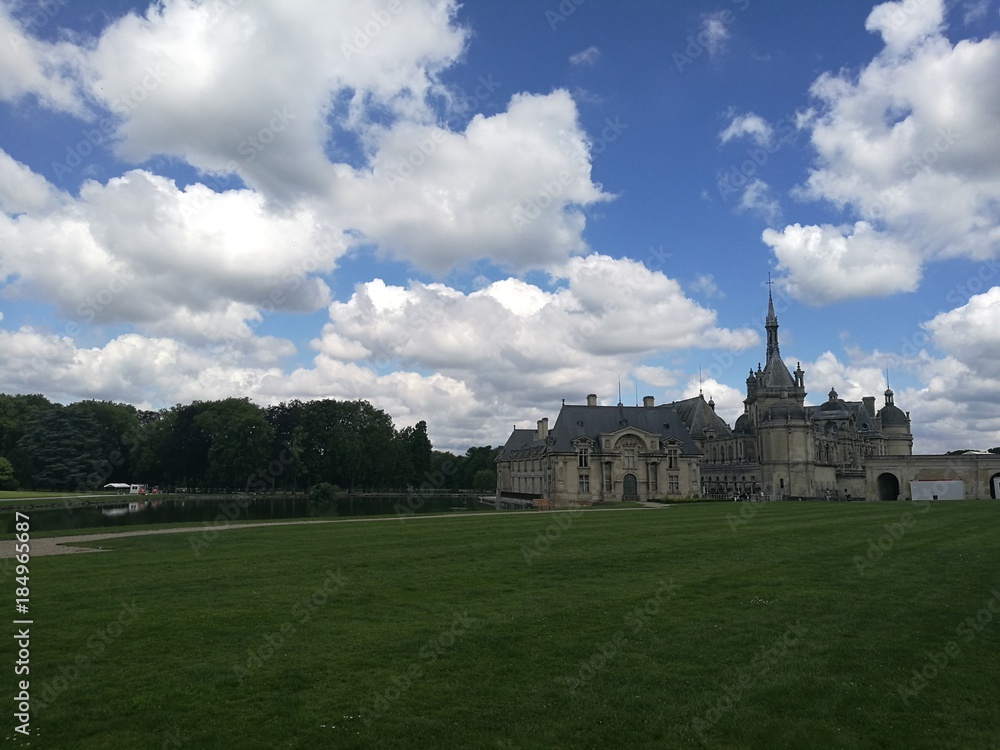 the palace of Chantilly in france