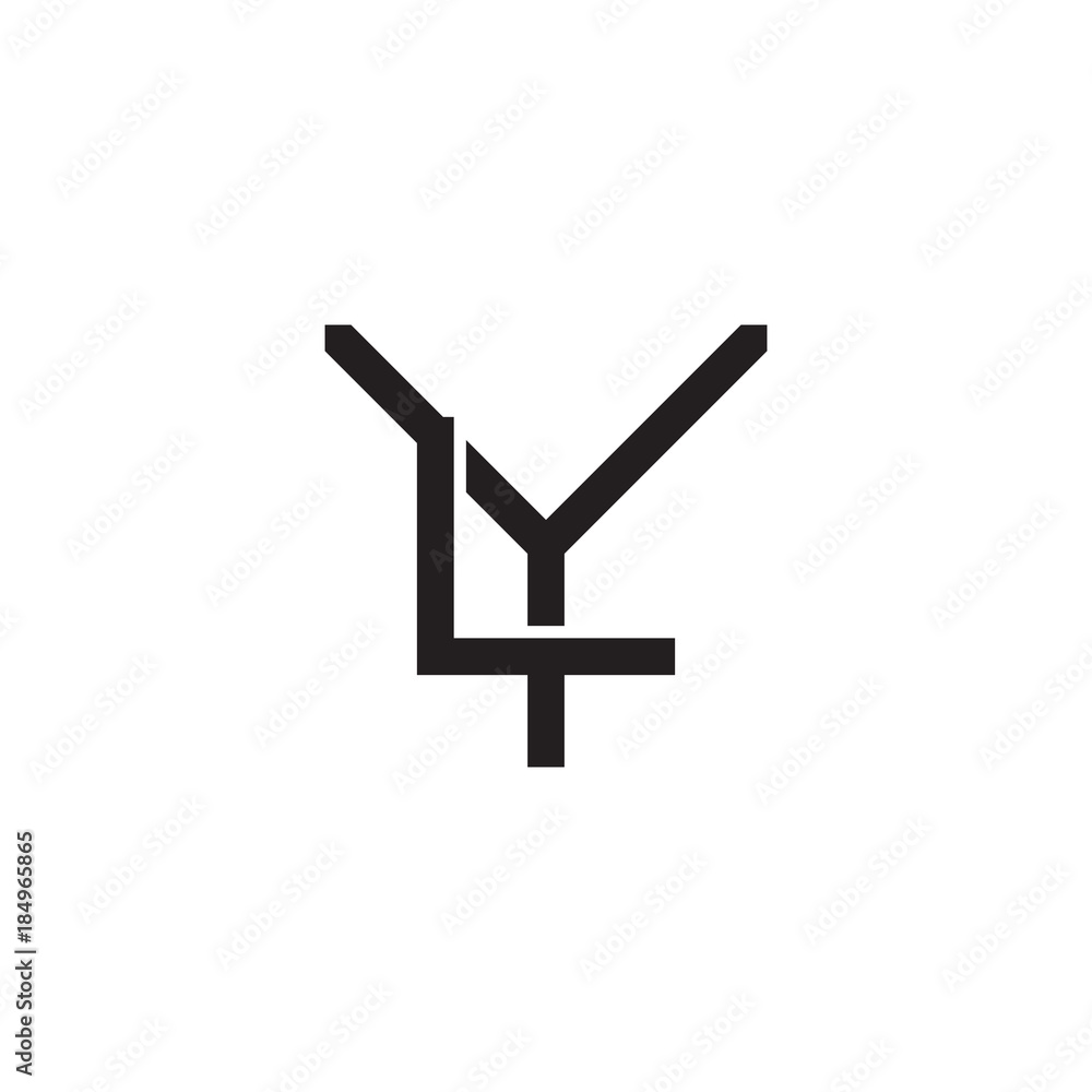 Yl Initial Logo Ampersand Monogram Logo Stock Vector (Royalty Free)  339664637
