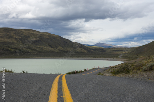 Road to Torres del Paine exit