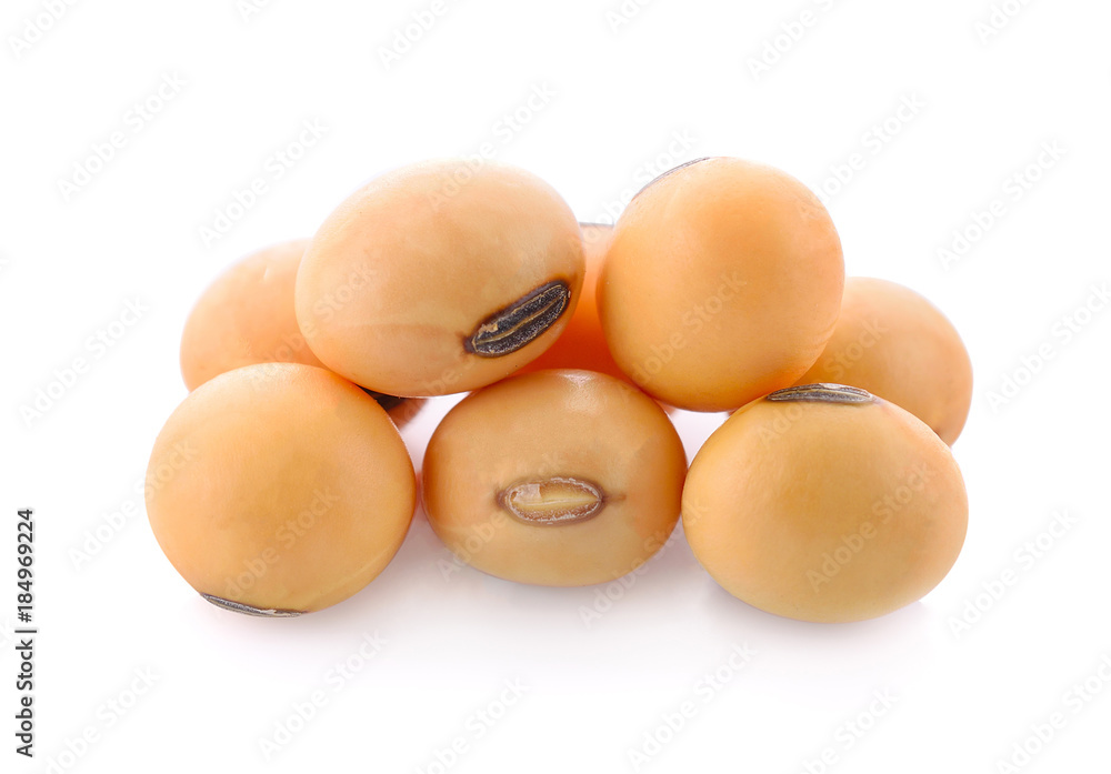 Soy isolate on white background. Soy isolate on white background.