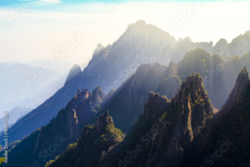 Beautiful scenery in Mount Huangshan  China