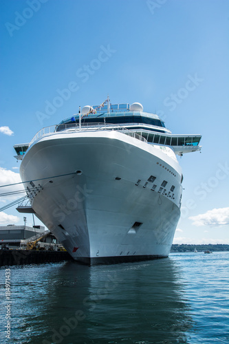 Cruise ship in port, Seattle, WA © Cliff