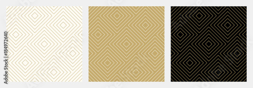 Pattern seamless chevron abstract wave background stripe gold luxury color and line. Geometric line vector. Christmas background.