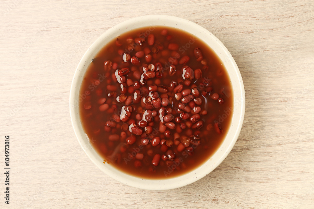 Chinese dessert, Red bean soup Chinese dessert, Red bean soup