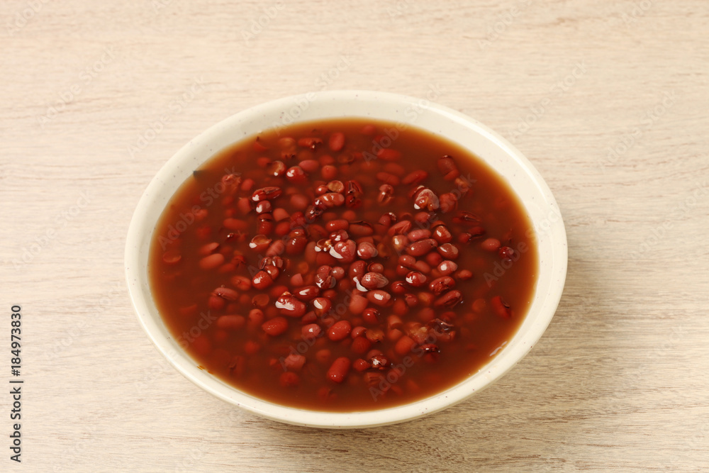 Chinese dessert, Red bean soup Chinese dessert, Red bean soup