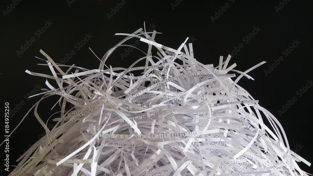 close up of pile of shredded paper close up of pile of shredded paper