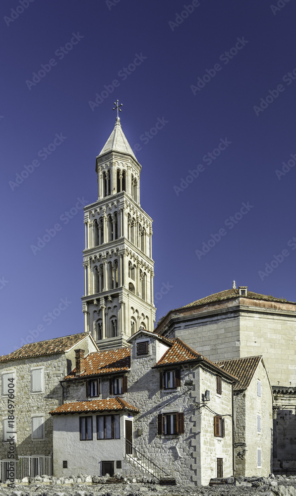 St Domnius Cathedral  in the city of Split, Croatia