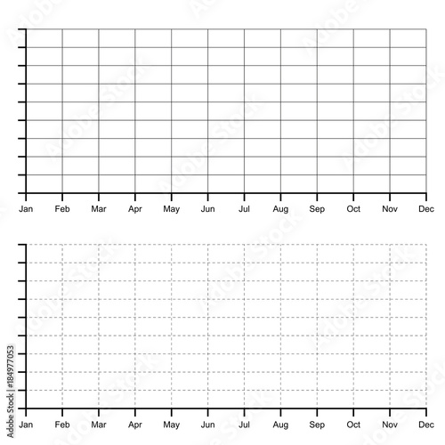 ratings line graph line chart graph paper Printable vector illustration 