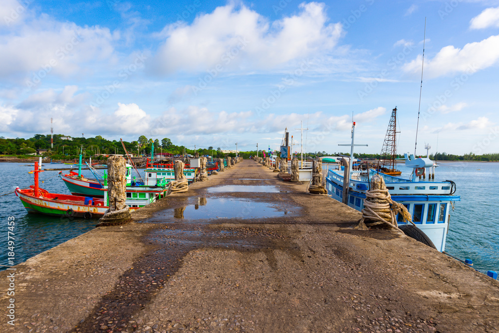 Ao khai Fishing Pier Rayong, Thailand