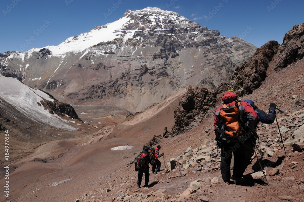 Aconcagua Mountain Expedition, Andes Mountains, Argentina