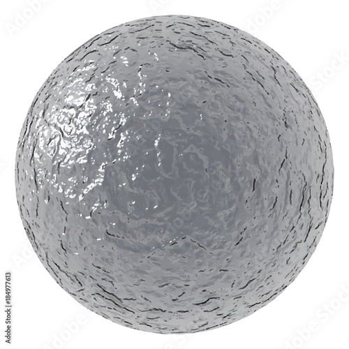 rough metallic ball