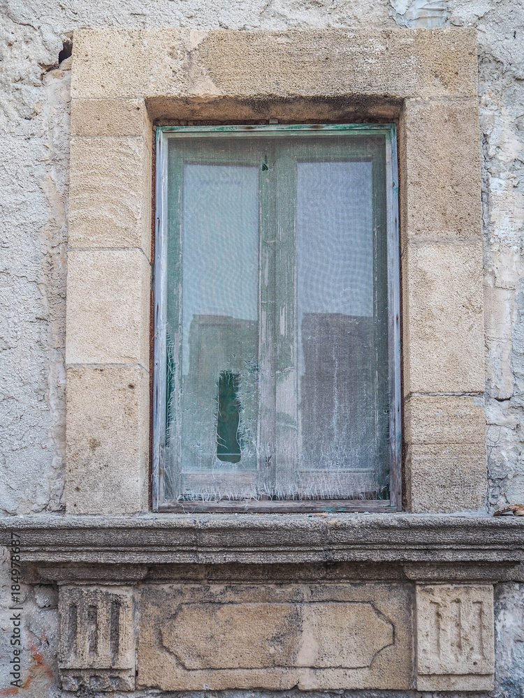 abandoned window