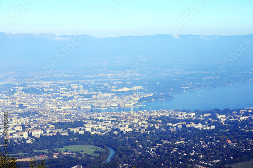 Geneva and Leman lake