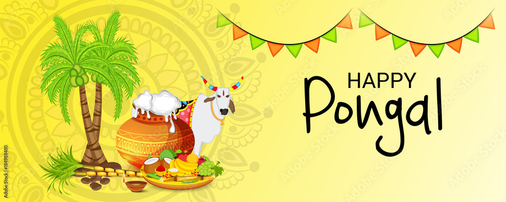 Fototapeta premium Happy Pongal