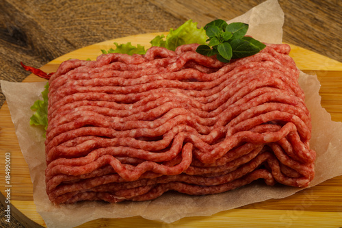 Minced beef meat