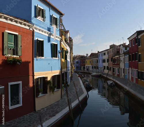 Colourfull houses in Burano