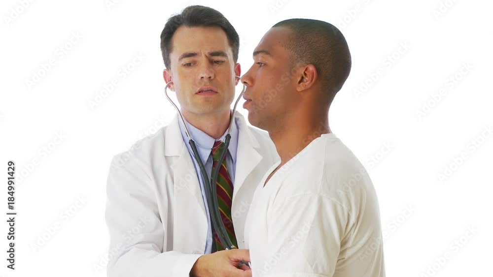 Close up of medical doctor consulting with patient Close up of medical doctor consulting with patient