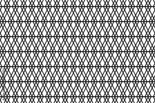 Grid - black and white vector pattern, Abstract geometric pattern