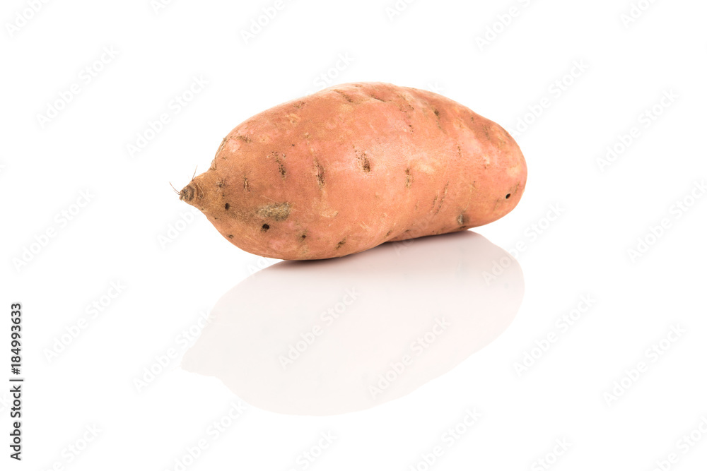 Sweet potato on the white background Sweet potato on the white background