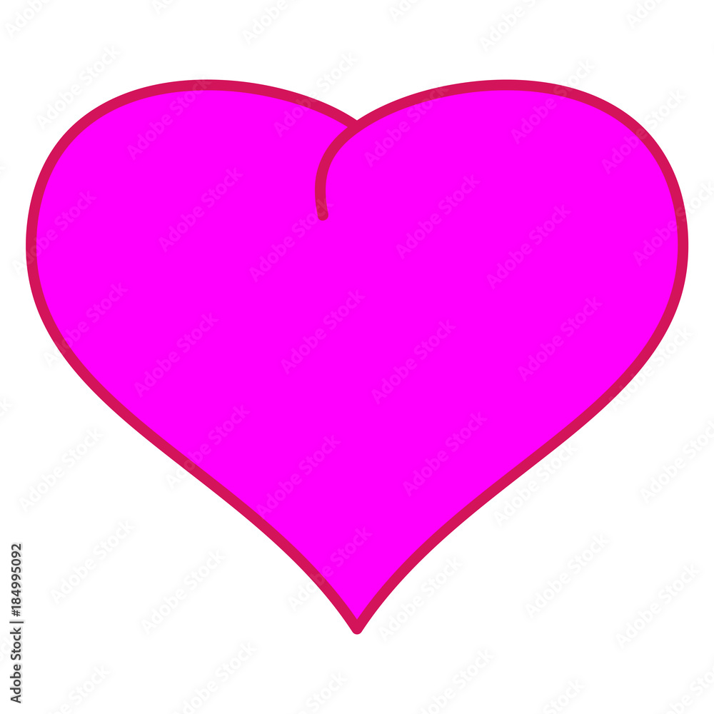 Pink heart sign 35.12 Pink heart sign 35.12