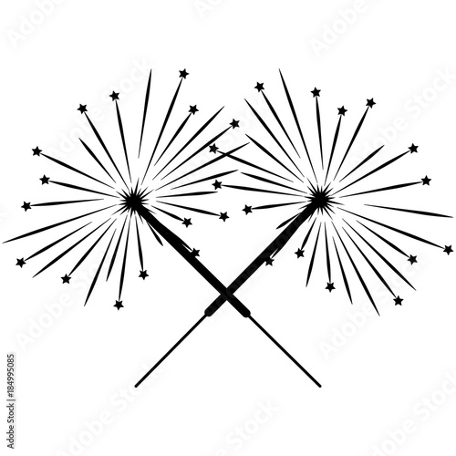 Double black sparkler sign 34.12