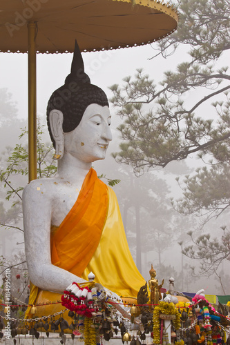 Budha statue at Phu kradund, Leoi, Eastern of Thailand photo