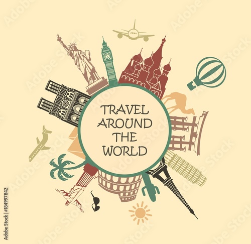 A symbol travels around the world
