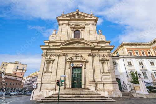 Santa Maria della Vittoria in Rome, Italy. photo