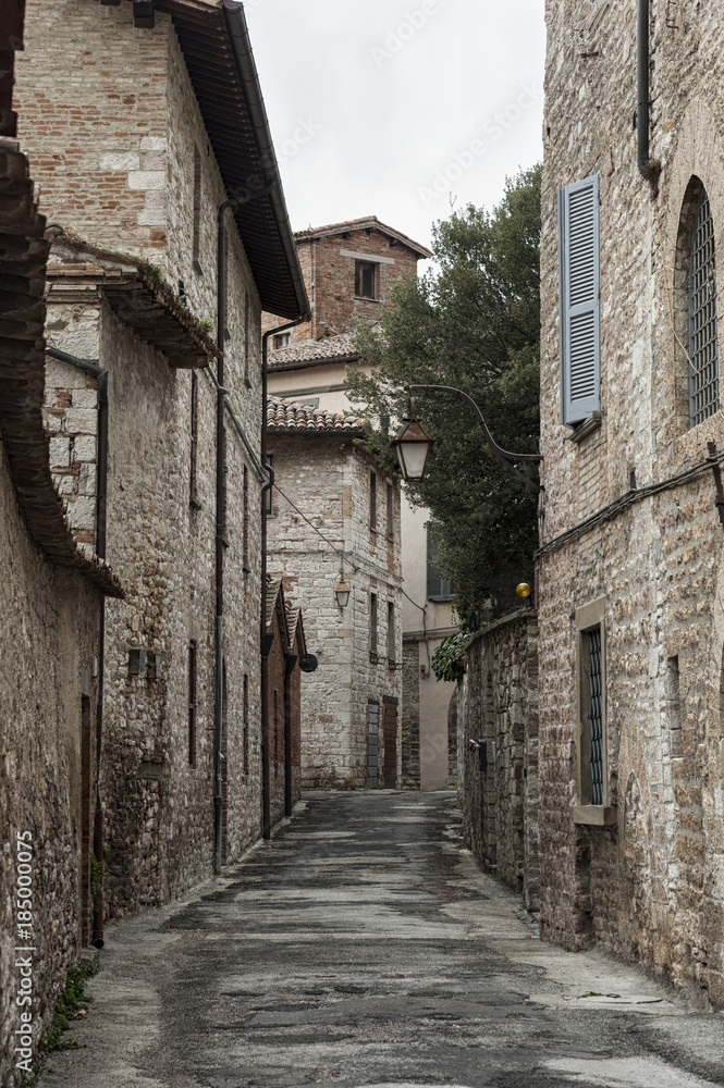 Φωτογραφία Gubbio, one of the most beautiful medieval towns in Europe, in the heart of the