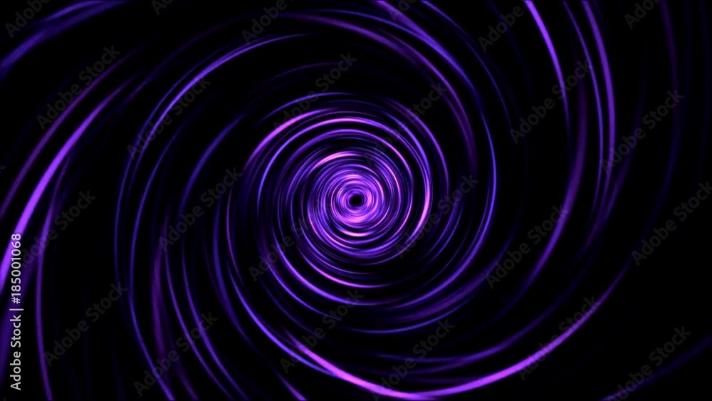 Colorful Spiral Lines Tunnel Animation - Loop Violet Colorful Spiral Lines Tunnel Animation - Loop Violet