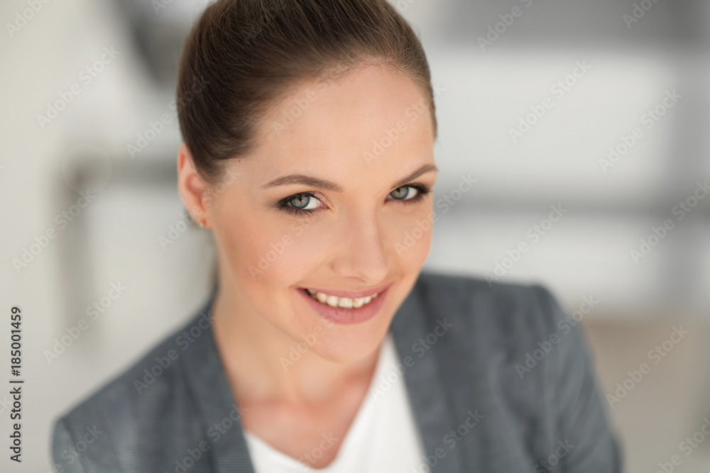 Fototapeta premium portrait of a successful woman. close-up.
