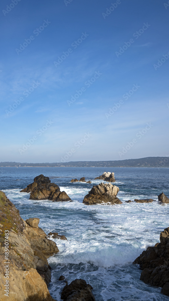 Point Lobos is a land and marine protected area close to Carmel-by-the-Sea at the Northern end of Big Sur, offering a perfect meeting place of land and sea along well maintained hiking trails.