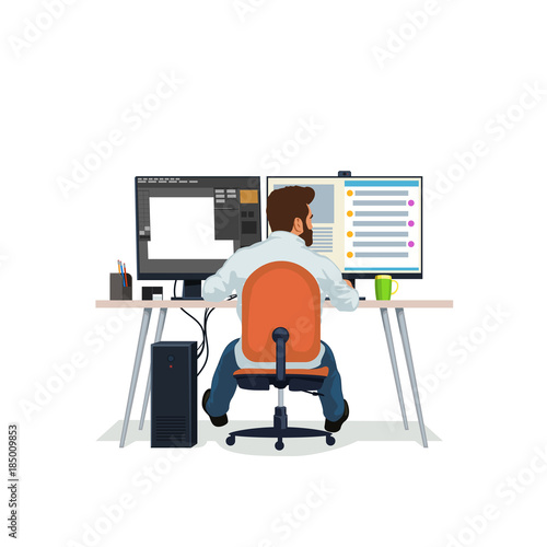 designer at work