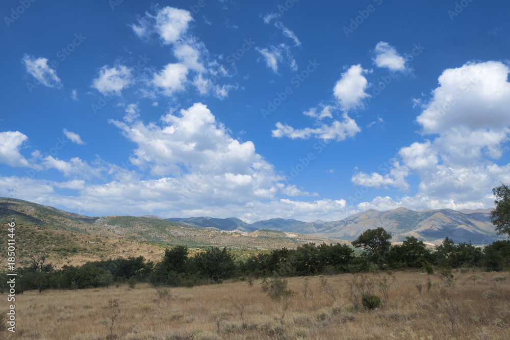 Mountain landscape in Abruzzi at summer Mountain landscape in Abruzzi at summer