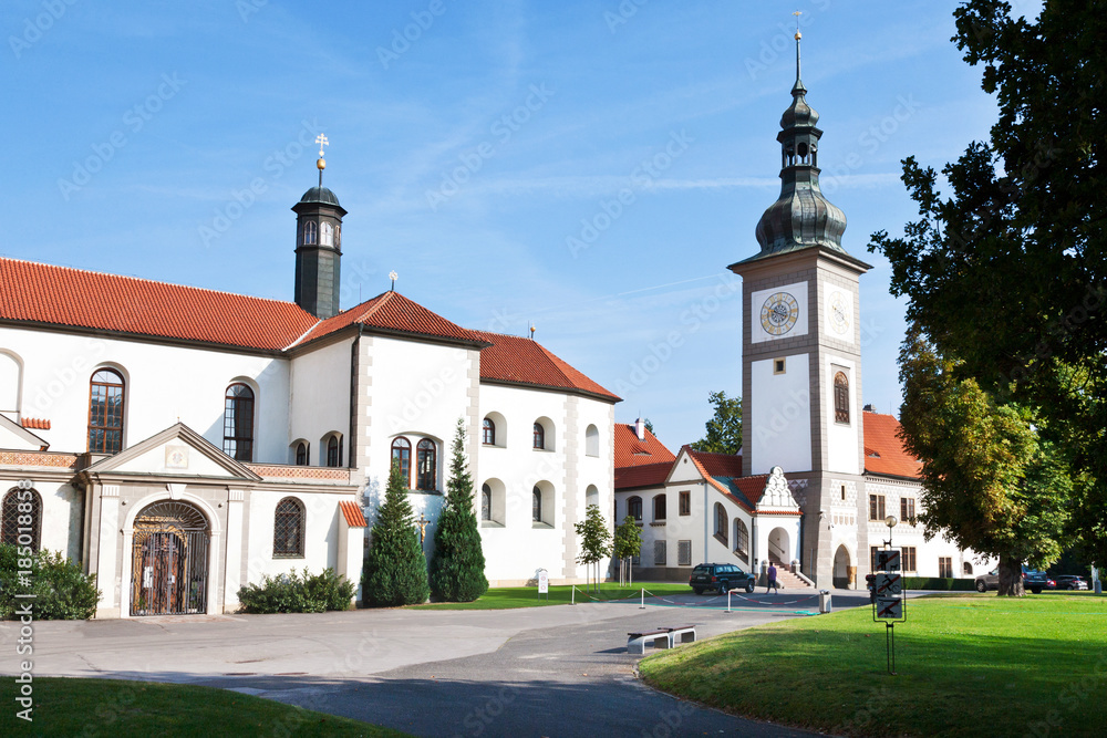st. Jacob church, Zbraslav Monastery (national cultural landmark), Zbraslav, Prague, Czech Republic