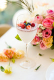 ladies delicious berries cocktail party concept. celebrative atmosphere. luxury lifestyle.