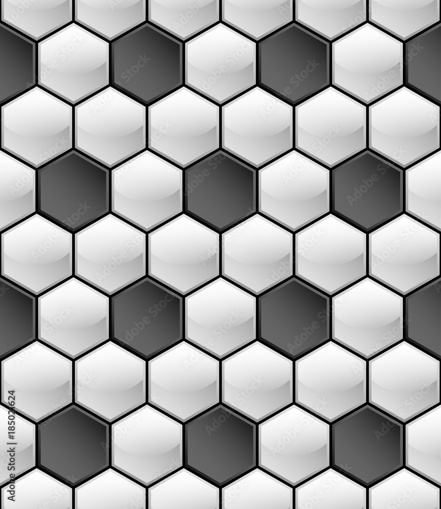 Colorful seamless pattern of hexagons Colorful seamless pattern of hexagons