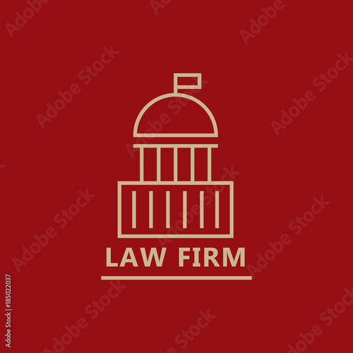 Lawyer concept. Lawyer icons in flat style. Lawyer sign and symbol vector. Lawyer set illustration © 3dwithlove