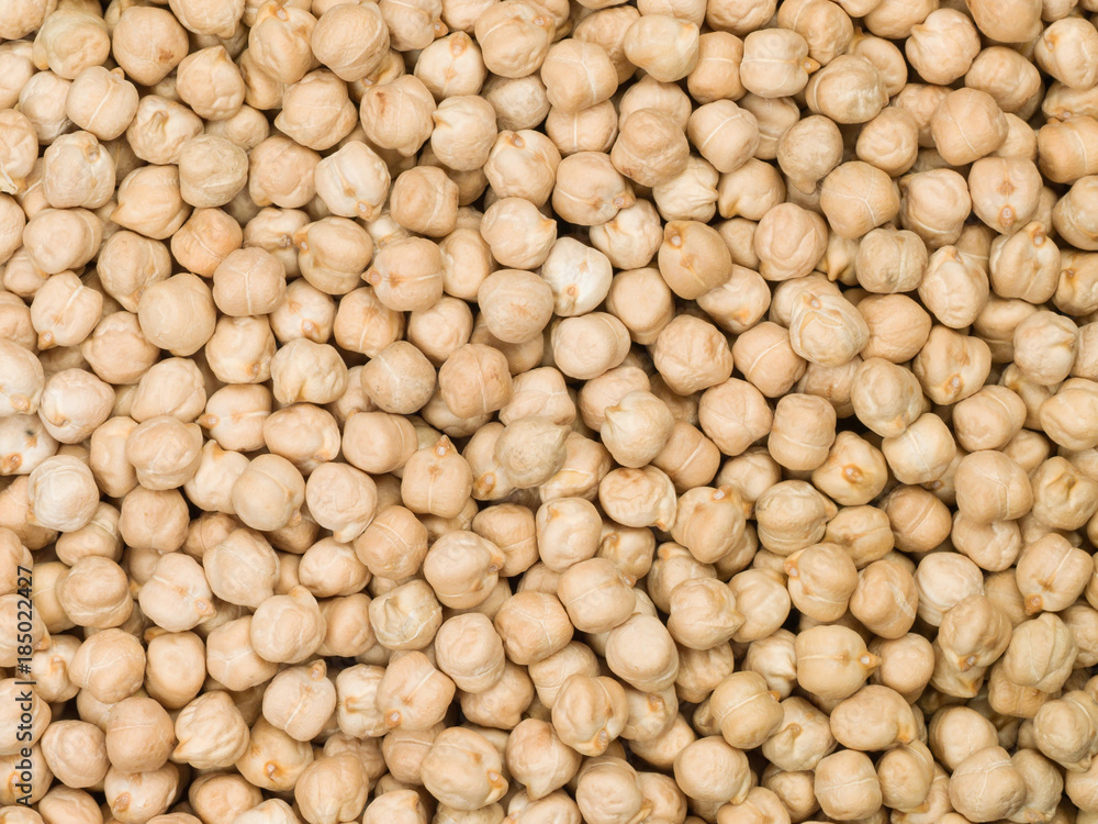 Bowl of Uncooked Chickpeas