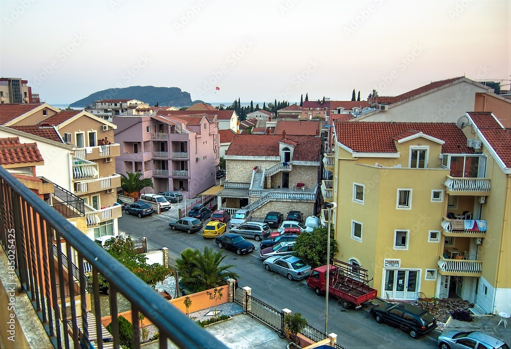 Modern buildings of Montenegro.